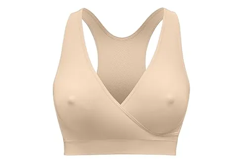 Medela Keep Cool Sleep Nahtloses Schwangerschafts- und Still-Bustier – BH ohne Bügel mit atmungsaktivem Rückenteil und Soft-Touch-Stoff