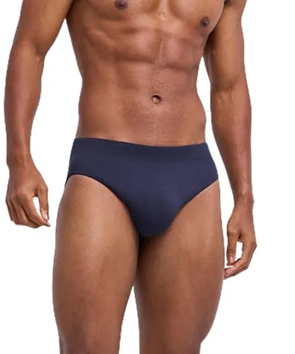 Falke Herren Slip Daily Seamless M Bx Modal, Grau Midnight 6366, M - Hüftgeschnittener, nahtloser Slip aus atmungsaktivem Material für optimalen Tragekomfort. Elastische Beinabschlüsse und weicher Bund garantieren eine perfekte Passform ohne Druckstellen.