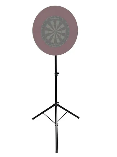 Roleo Dartständer - Flexibler Ständer für Steeldartscheiben - Zielscheiben: Der Roleo Universal-Dartboardständer bietet eine sichere Montage für alle Steeldartscheiben und garantiert durch praktische Abstandsmarkierung stets die richtige Höhe.