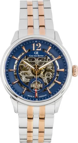 Carl von Zeyten Automatikuhr Schramberg CVZ0080BLRM - Elegante Herrenuhr mit Automatik-Antrieb, bicolor Design und Saphirglas – Made in Germany für höchste Qualität und Stil.