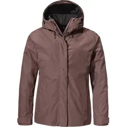 Schöffel 3in1 Jacket Style Okere Women - twilight mauve (3905) 40 - Funktionsjacke für Damen, wasserdicht und atmungsaktiv mit herauszippbarer Fleece-Innenjacke, ideal für Outdoor-Abenteuer und Alltag.