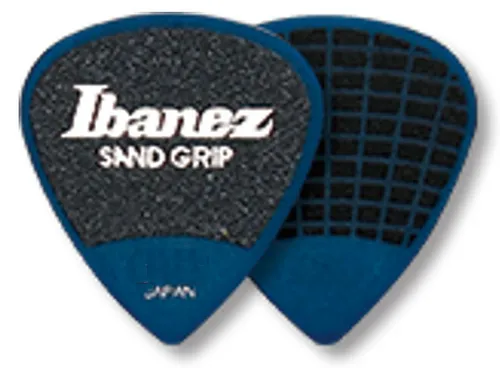 Ibanez Sandgrip Plektren PA16XSG-DB, 6er Pack, 1,20 mm, blau, Grip Wizard