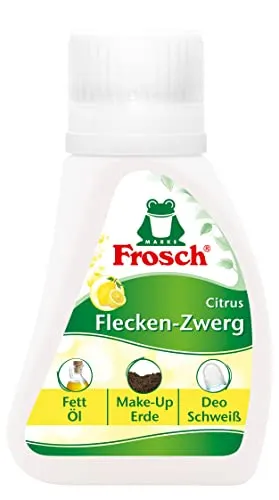 Erdal-Rex Frosch Citrus Flecken-Zwerg 75 ml - Waschmittel & Fleckenentferner, veganer Fleck-Entferner mit Zitronenextrakt für effektive Vorbehandlung von Weiß- und Buntwäsche