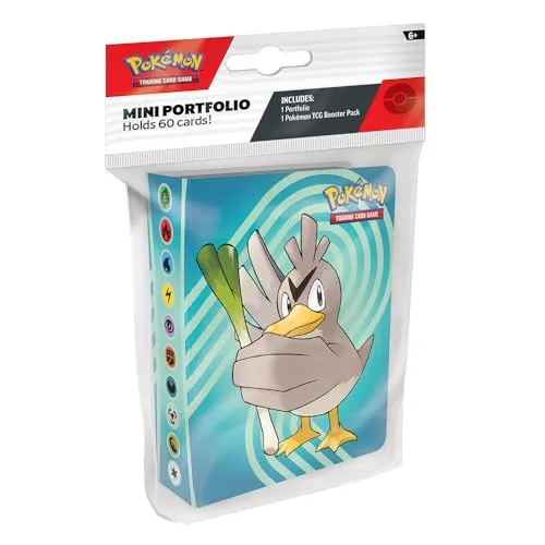 Pokémon Scarlet & Violet 9: Journey Together Mini Album + Booster - Praktisches Mini-Album für bis zu 60 Pokémon-Karten, ideal zum Sammeln und Ordnen. Enthält ein Boosterpack zur Erweiterung Ihrer Sammlung. Perfekt für unterwegs und ein tolles Geschenk für Pokémon-Fans.