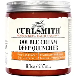 Curlsmith Double Cream Deep Quencher - Vegane Spülung für lockiges Haar - Haarkur für ultratrockenes, welliges oder lockiges Haar, spendet intensive Feuchtigkeit und pflegt die Locken geschmeidig.