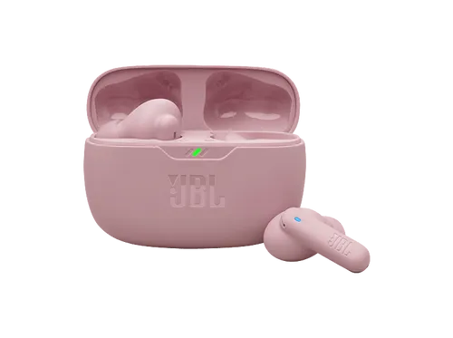 JBL Wave Beam 2 In-ear Kopfhörer Bluetooth Pink - Kopfhörer mit JBL Pure Bass Sound und aktivem Noise-Cancelling. Genießen Sie bis zu 40 Stunden Wiedergabe und die Freiheit der Multipoint-Verbindung für nahtloses Audio.