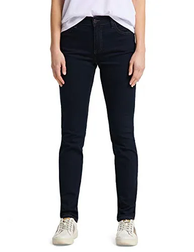 MUSTANG Damen Rebecca Slim Jeans, 90 Blau, 29W 32L EU - Jeans in Slim Fit für Damen, bietet grenzenlosen Komfort und optimale Figurformung durch innovative Soft & Perfect Denim mit superelastischer Faser.