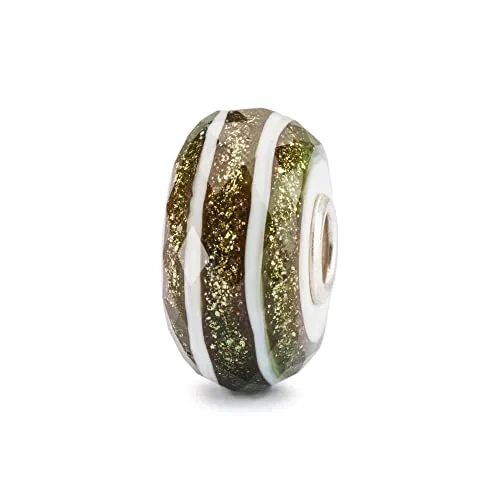 Trollbeads DESTINO TGLBE-30058 Charms - Facettiertes Glas Charm "Kreiere Dein Schicksal" für individuelle Schmuckkreationen, perfekt zum Personalisieren Ihrer Armbänder.