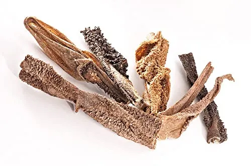 mascota vital - Getrockneter Lammpansen für Hunde – natürlicher Hundesnack ohne Zusatzstoffe – besonders bekömmlich & weich – ideal für Welpen, Senioren & Sensible Hunde – 100 % Lamm
