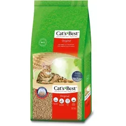Cat's Best Original Katzenstreu - 100% pflanzliche Klumpstreu mit maximaler Saugkraft, geruchsneutral und biologisch abbaubar, 17,2 kg (40 l)