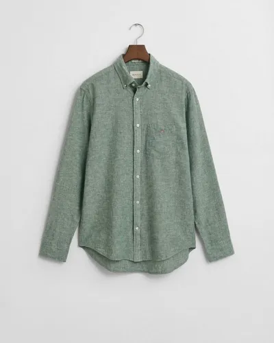 Gant T-Shirt mit grafischer Stickerei - T-Shirts mit Regular Fit und Button-down-Kragen, ideal für einen lässigen Look. Hochwertige GANT-Stickerei auf der Brusttasche für einen besonderen Akzent.
