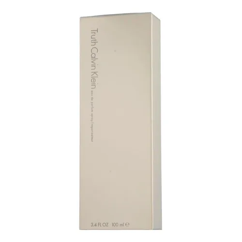 Calvin Klein Truth Eau de Parfum 100 ml - Damenduft mit orientalisch-holziger Note, der die natürliche Schönheit der Trägerin unterstreicht. Ideal für unvergessliche Momente voller Intimität und Einzigartigkeit.