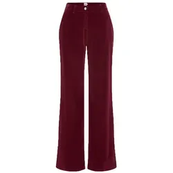 Brax 5-Pocket-Hose Style MAINE – Elegante Palazzohose - Die Brax 5-Pocket-Hose Style MAINE besticht durch ihren femininen Schnitt und hochwertigen Samt. Ideal für einen modernen Look mit retro-inspiriertem Flair – perfekt für jeden Anlass!