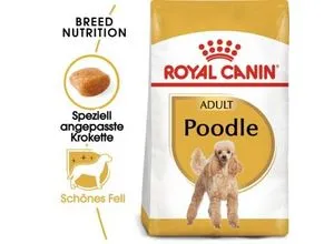 Royal Canin Poodle 30 Adult 3,00 kg - Hundefutter speziell für Pudel ab 10 Monaten, fördert schönes Fell und Zahngesundheit, unterstützt die natürliche Sehkraft und schützt das Knorpelgewebe.