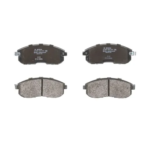 Bosch Bremsbelagsatz 0 986 494 572 - Bremsbeläge für Scheibenbremsen, optimierte Bremsleistung und hohe Sicherheit für Ihr Fahrzeug.