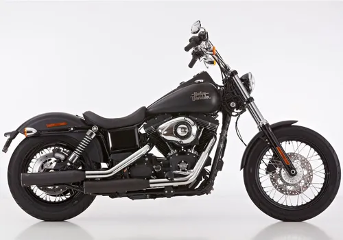 FALCON Double Groove Slip on Ersatzdämpfer für Harley Davidson DYNA Low - Auspuffanlagen & Kits, bietet verbesserten Klang und optimierte Leistung für ein sportliches Fahrerlebnis.