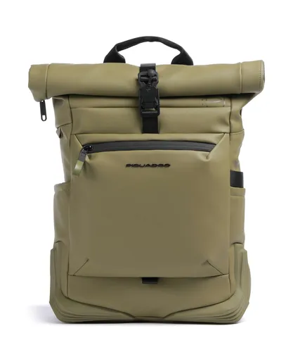 Piquadro Corner Special Rolltop Rucksack | oliv CA6291C2OW-VE3 - Der Piquadro Corner Special Rolltop Rucksack bietet ausreichend Platz für einen 16″ Laptop und überzeugt durch seine robuste Verarbeitung. Ideal für den täglichen Einsatz und stylisch unterwegs.