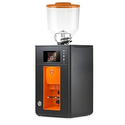 Eureka Maxxi 85mm Nero Kaffeemühle - Hochwertige Kaffeemühle mit stufenloser mikrometrischer Mahlgradeinstellung und Silent Technologie für leises Mahlen, ideal für Kaffeeliebhaber.