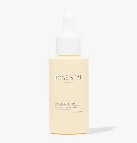 Rosental Organics Hyaluron Serum 30 ml - Sonstige Gesichtspflegeartikel mit hochkonzentriertem Hyaluron-Komplex für sichtbar glattere, straffere Haut und einen wunderschönen Glow durch Damaszener Rose.