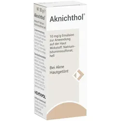 Aknichthol Lotion - Arzneimittel zur Behandlung von leichter bis mittelschwerer Akne, reduziert effektiv Hautzeichen und beugt Akne-Narben vor.