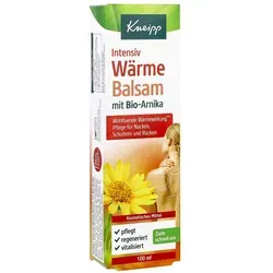 Kneipp Intensiv Wärme Balsam mit Bio-Arnika 100 ml - Bodylotion mit wohltuender Wärmewirkung, ideal zur Regeneration nach körperlichen Aktivitäten. Zieht schnell ein und pflegt die Haut intensiv.