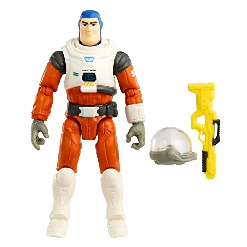 Buzz Lightyear HJK06 - Disney und Pixar Lightyear XL-15 Buzz Lightyear Figur, authentische Actionfigur ca. 13 cm groß mit 12 beweglichen Gelenken und Zubehörteilen, Geschenk für Kinder ab 4 Jahren