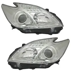 TYC Scheinwerfer Set für Toyota Prius 3 (2011-2015) - Hochwertiges 2-teiliges Scheinwerfer Set für den Toyota Prius 3. Mit E-Prüfzeichen, inklusive Stellmotoren für die Leuchtweitenregulierung. Ideal für einen stilvollen und sicheren Auftritt auf der Straße.