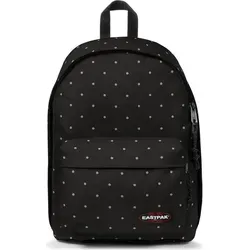 EASTPAK Out of Office Rucksack mit Laptopfach 27L Dots Black Silver - Stylischer EASTPAK Rucksack mit 27L Volumen und gepolstertem Laptopfach für Geräte bis 13.3 Zoll. Ideal für Schule, Uni oder Freizeit, bietet er optimalen Komfort und Organisation für unterwegs.
