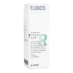 Eubos Kühl & Klar Anti-rötung Intensivcreme - Sonstige Gesichtspflegeartikel, beruhigt empfindliche Haut bei Rosacea und reduziert sichtbar Rötungen und Schwellungen. Dermatologisch getestet und ohne Mikroplastik.