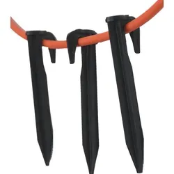 Haken Nägel bis 5,5 mm Kabel kompatibel für Mähroboter Befestigungs Heringe Erdanker - verstärkter HQ ABS - kompatibel mit Honda ® Miimo ® 310 520 3000, Stück: 1000