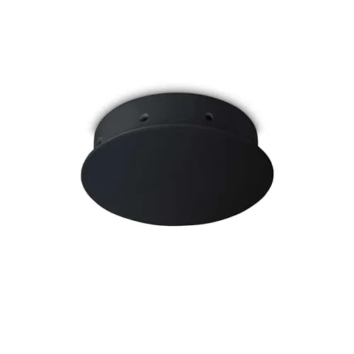 Ideal Lux Deckenbaldachin MAGNETICO, 8-fach - Zubehör für Leuchten, stabiler Baldachin mit 8 seitlichen Kabelauslässen und innovativer magnetischer Befestigung für einfache Montage.