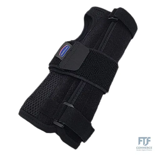 Hansaplast Handgelenk-Bandage Stabilisierend - Arzneimittel zur stabilisierenden Unterstützung schwacher oder verletzter Handgelenke, bietet Schutz und fördert die Regeneration durch Thermo-Tech Material.