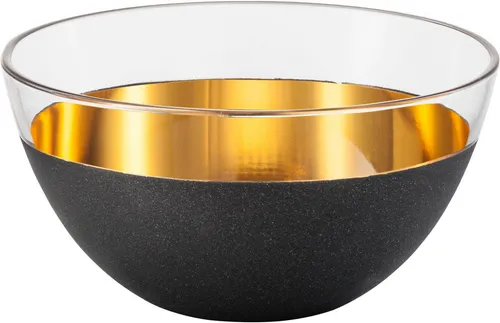 Eisch Germany Schale COSMO Gold - Elegante Schale aus hochwertigem Kristallglas, handgefertigt mit 24karätigem Gold, für festliche Anlässe und stilvolle Tischdekoration. Ein echter Blickfang!