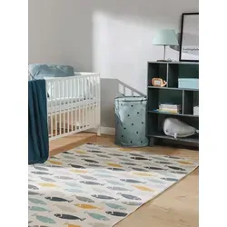 benuta Kinderteppich Fabius – Kuschelig und Bunt für das Kinderzimmer - Der benuta Kinderteppich Fabius bringt Farbe und Komfort ins Spielzimmer. Mit seiner weichen Textur und dem fröhlichen Design ist er ideal für kreative Spielstunden und sorgt für eine einladende Atmosphäre.