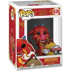 Disney Mulan - Mushu 630 Special Edition Diamond Glitter Funko Pop! - Actionfigur der besonderen Art: Diese offiziell lizenzierte Funko POP! Figur von Mushu ist ca. 10 cm groß und kommt in einer ansprechenden Fenster Box.