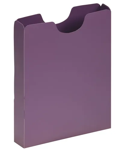 PAGNA Heftbox DIN A4 Hochformat aus PP lila