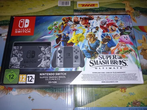 Nintendo Switch Super Smash Bros. Ultimate Edition - Konsolen - Erlebe spannende Kämpfe in HD mit der Nintendo Switch, die sowohl als Heimkonsole als auch Handheld-System genutzt werden kann!