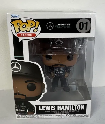 FUNKO POP! Lewis Hamilton 01 - Formel 1 Action-Figur - Action-Figur von Lewis Hamilton aus der Formel 1, aus hochwertigem Vinyl, ideal für Sammler und Fans. Bringen Sie den Rennsport nach Hause!