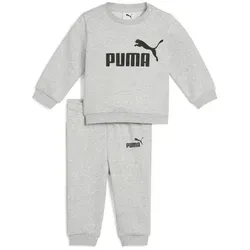 PUMA Trainingsanzug MINICATS ESS CREW SET FL INF (2-tlg) grau 62 - Sportlicher 2-teiliges Set für Kleinkinder aus 68% Baumwolle, ideal für aktive Kids. Bequemer Fleece-Stoff und regular fit für optimalen Tragekomfort.