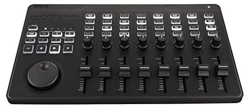Korg nano KONTROL Studio | Flexibler MIDI Controller - Audio/MIDI-Controller mit drahtloser Bluetooth-Verbindung für kreative Freiheit und flexible Steuerung in Studio und Live-Performances.