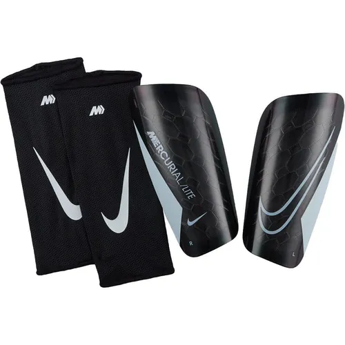 Nike Mercurial Lite Schienbeinschoner DN3611-100 - Schutzausrüstung für Fußball, leicht und schützend, ideal für alle Spielerpositionen und sorgt für optimalen Komfort auf dem Platz.