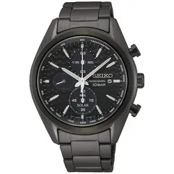 Seiko Herren-Uhr Quarz Edelstahl SSC773P1, Grau - Armbanduhren für Herren mit kratzfestem Saphirglas, wasserdicht bis 100m und individuellem Bandkürzungssystem für optimalen Tragekomfort.