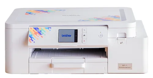 Brother SP1 Sublimationsdrucker - Tintenstrahldrucker für kreative Projekte, drucken Sie lebendige Designs in nur drei Schritten und starten Sie direkt mit mitgeliefertem Zubehör.