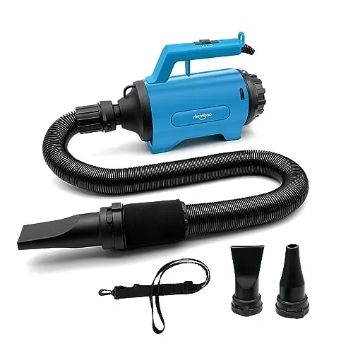 shernbao Auto Gebläse Autotrockner Motorradtrockner Fahrzeugtrockner Staubbläser 230V 1200W (Blau)
