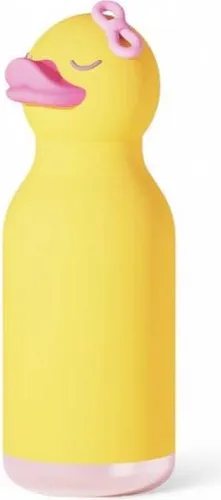 ASOBU Thermoflasche Bestie - Niedliche Isolierflasche für Kinder - Thermobehälter mit tierischem Design, hält Getränke bis zu 24h kalt und 12h warm, auslaufsicher und BPA-frei – ideal für kleine Abenteurer!