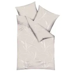 Kaeppel Mako-Satin Bettwäsche Organic - Florales Design - Hochwertige Satin Bettwäsche mit feuchtigkeitsregulierenden Eigenschaften im floralen Muster. Praktischer Reißverschluss, waschbar bis 60°C und in mehreren Farben und Größen erhältlich für langlebigen Komfort.