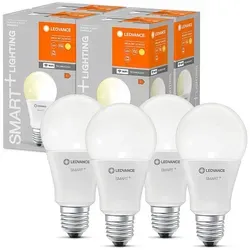 Ledvance LED Smart+ Birne A60 9,5W = 75W E27 matt 1055lm warmweiß 2700K dimmbar App Google Alexa WiFi 4 x