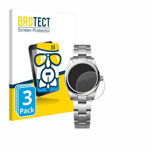 3x BROTECT Panzerfolie Schutzglas für Rolex Oyster Perpetual 31 9H Zubehör