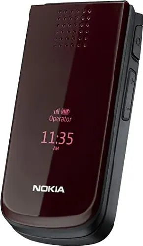 Nokia 2720 Klapphandy - Deep Red (Ohne Simlock) - Klassisches Klapphandy mit Farbdisplay und 1,3 MP Kamera, ideal für einfache Kommunikation und unterwegs. Perfekt für Minimalisten und Retro-Fans.