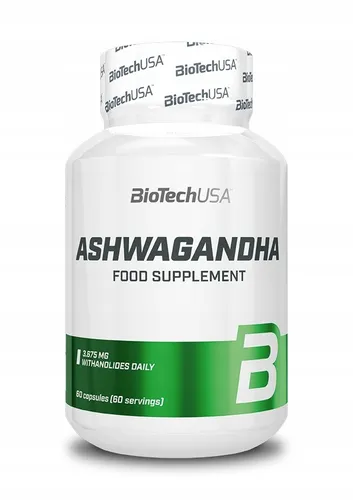 BioTech USA Ashwagandha 60 caps.